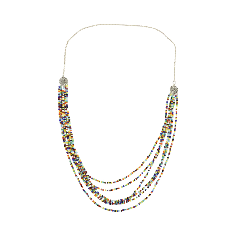 Perlen-Kette OLGA (Mehrreihig)