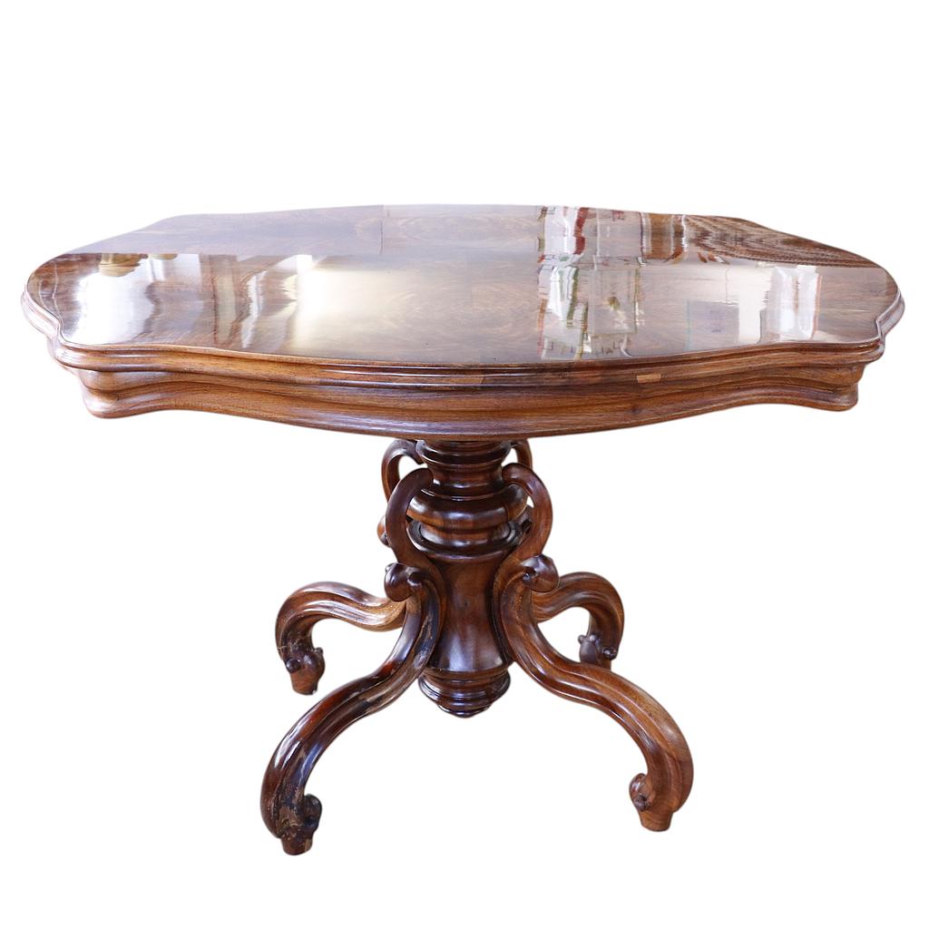 Antiker-Esstisch aus Wurzel Holz 1850er Jahr