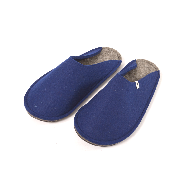 Filzpantoffel HASLACH (blau)