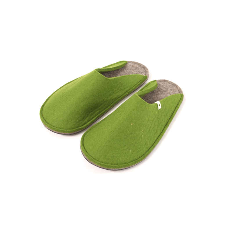 Filzpantoffel HASLACH (grün)