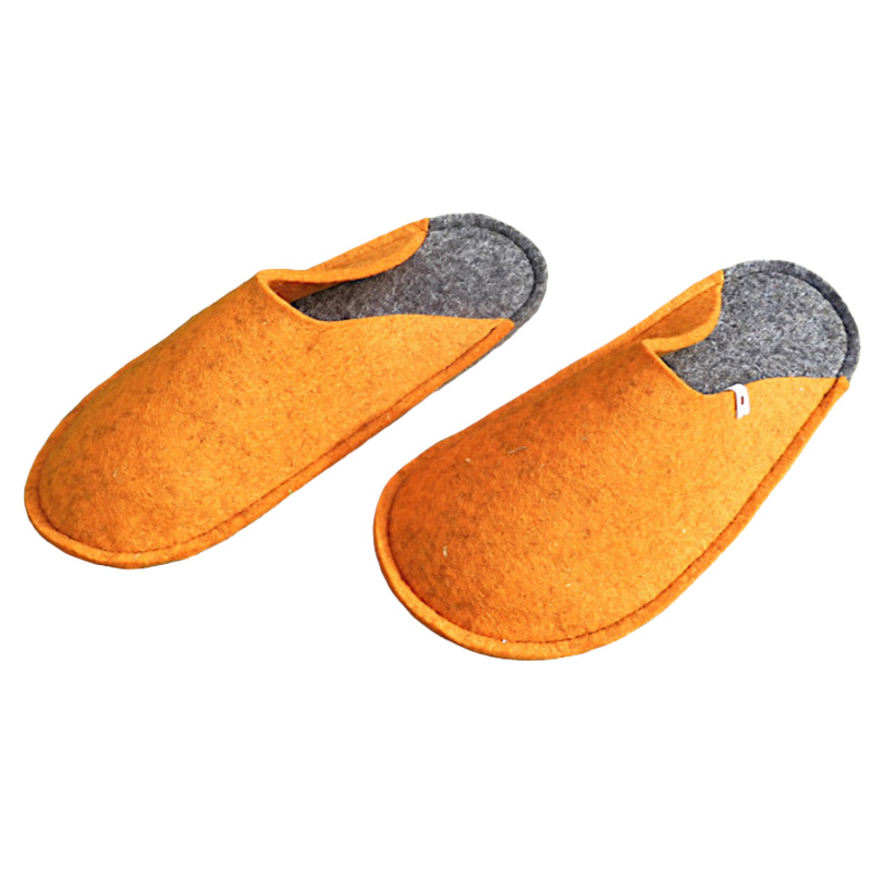 Filzpantoffel HASLACH (kürbisfarben)