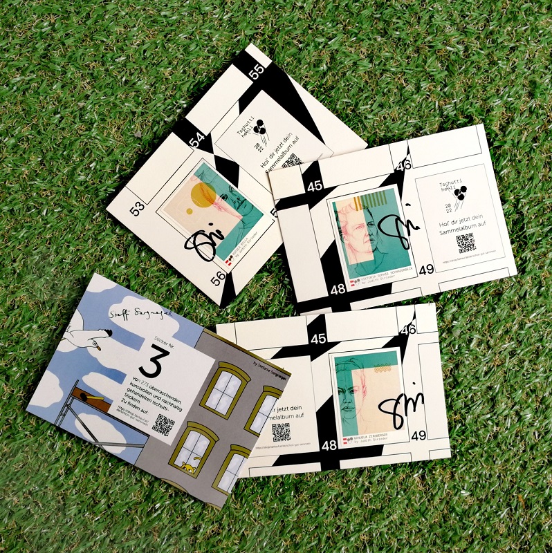 SIGNIERTE STICKERKARTEN