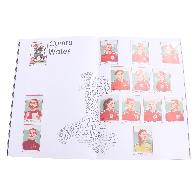 Wales - Einzelsticker zur EM der Frauen 2025