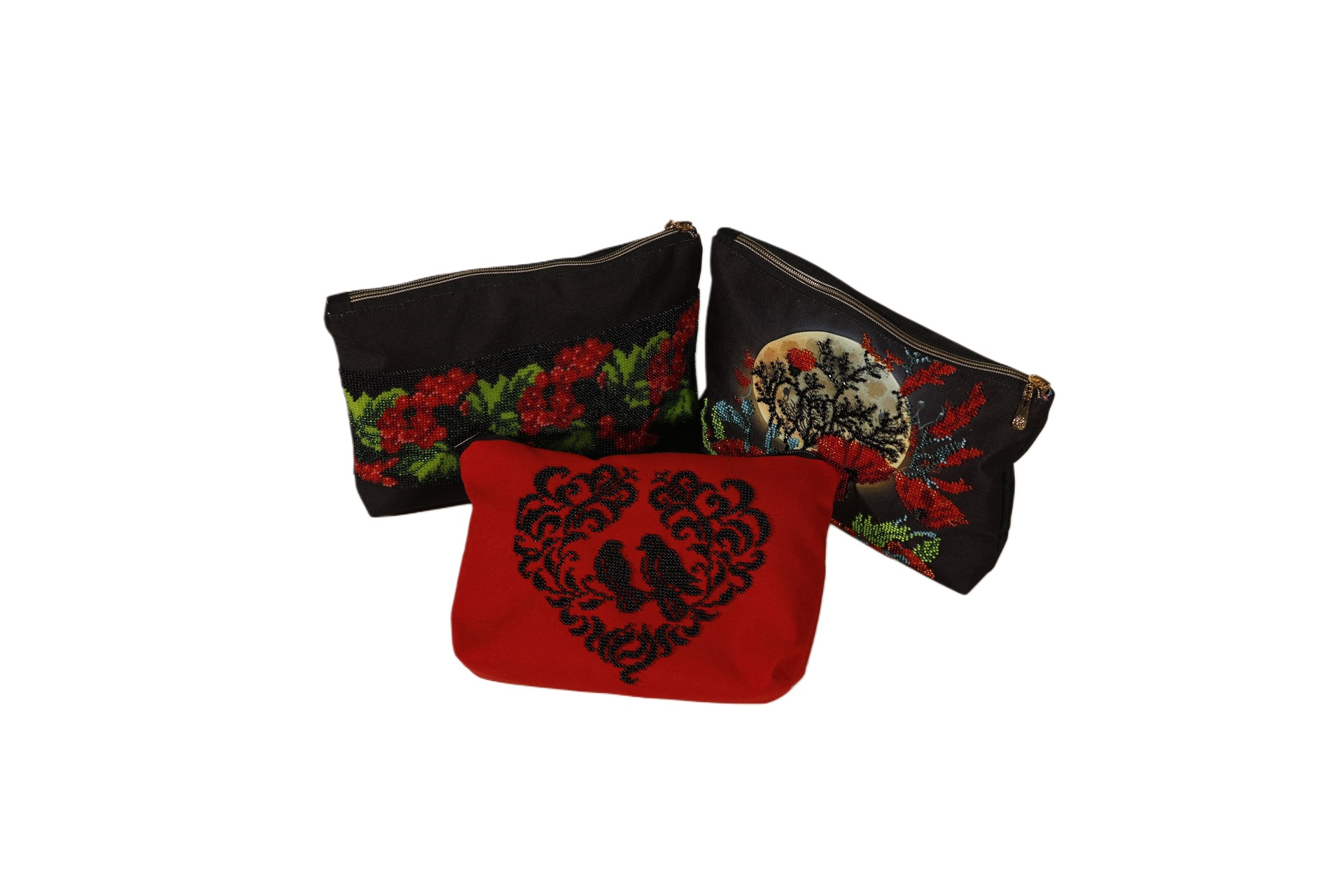 Perlen Kosmetiktasche OLGA (M)