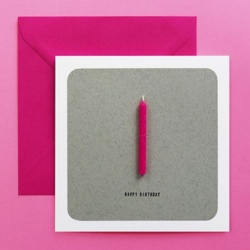 Grußkarte CANDLE