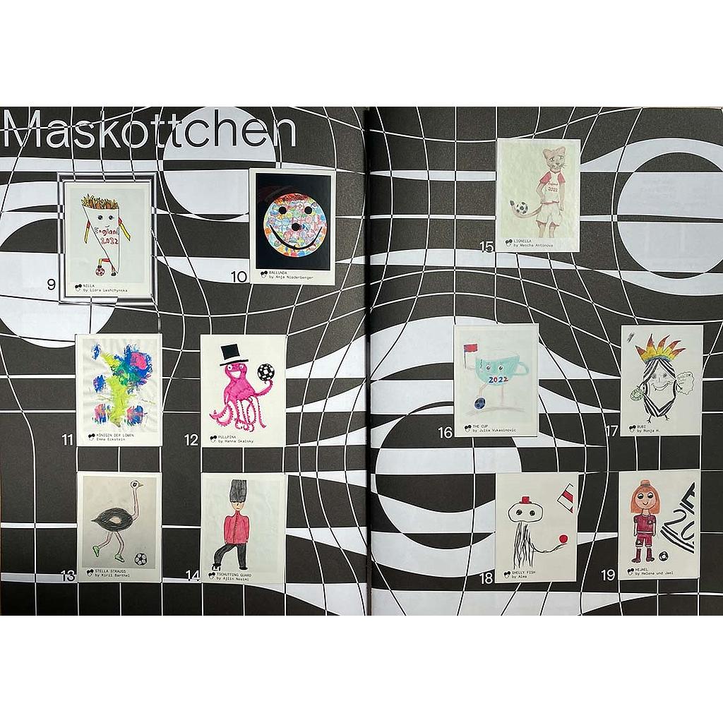 MASKOTTCHEN EINZELSTICKER (EM 2022 der Frauen von tschutti heftli)