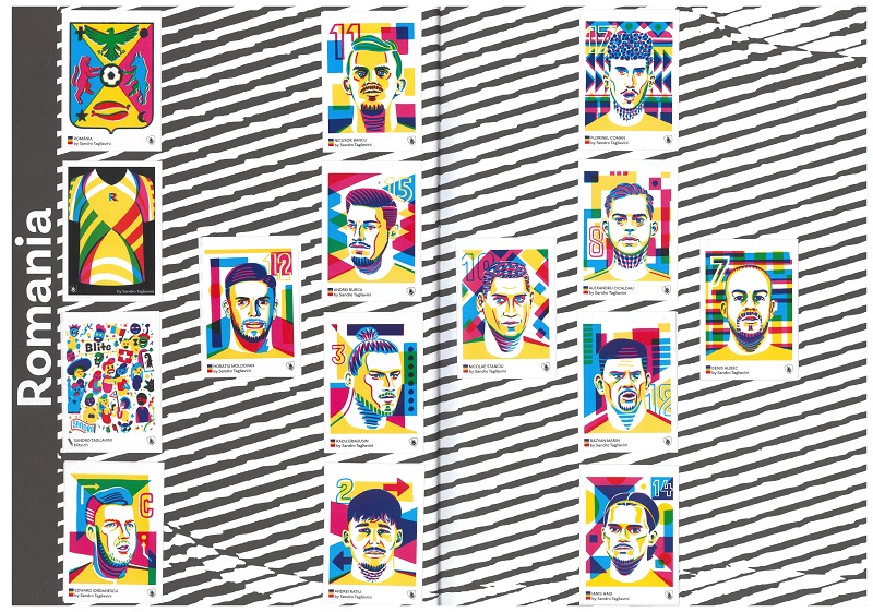 ROMANIA - Einzelsticker zur EM der Männer 2024