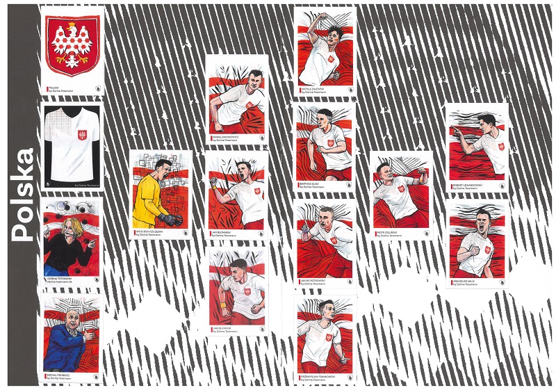 POLSKA - Einzelsticker zur EM der Männer 2024