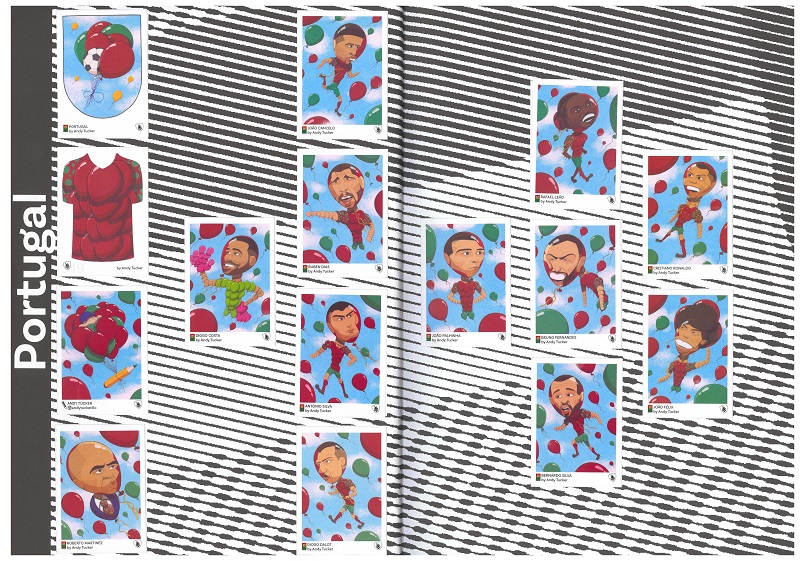 PORTUGAL - Einzelsticker zur EM der Männer 2024
