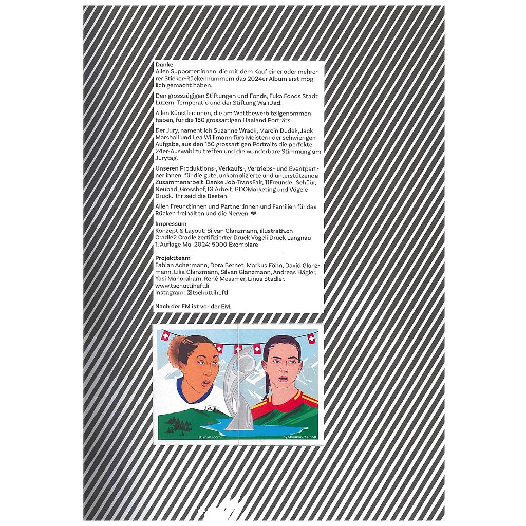 SUPPORTER:INNEN - Einzelsticker zur EM der Männer 2024