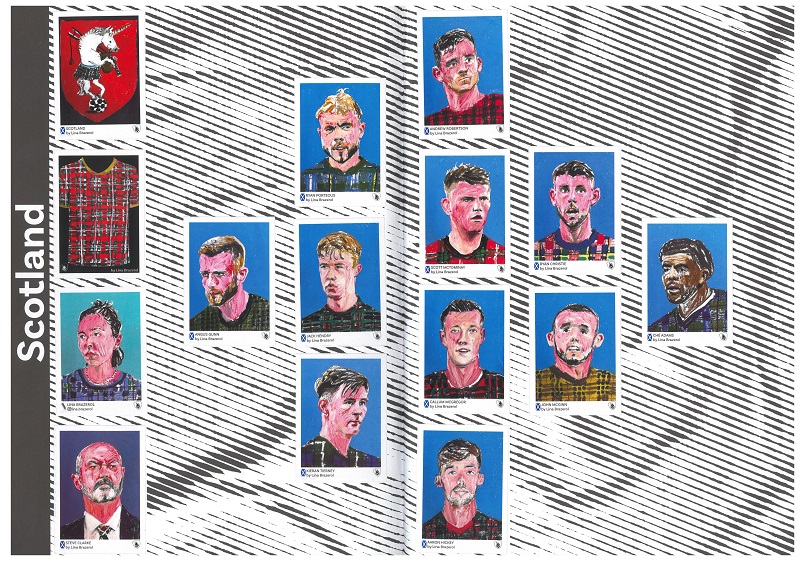 SCOTLAND - Einzelsticker zur EM der Männer 2024