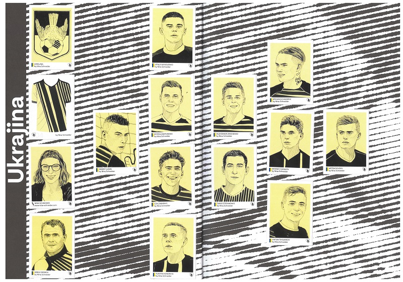 UKRAJINA - Einzelsticker zur EM der Männer 2024