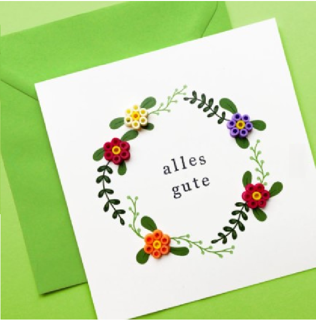 Grußkarte ALLES GUTE