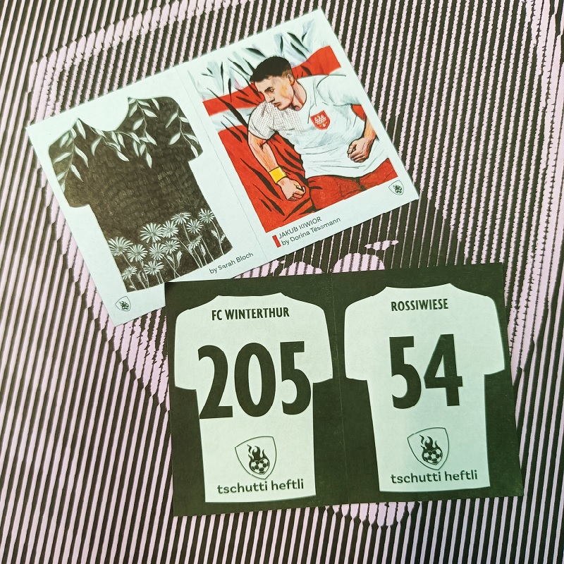 Korrektursticker (Nr 54 und Nr 205) zur EM der Männer 2024