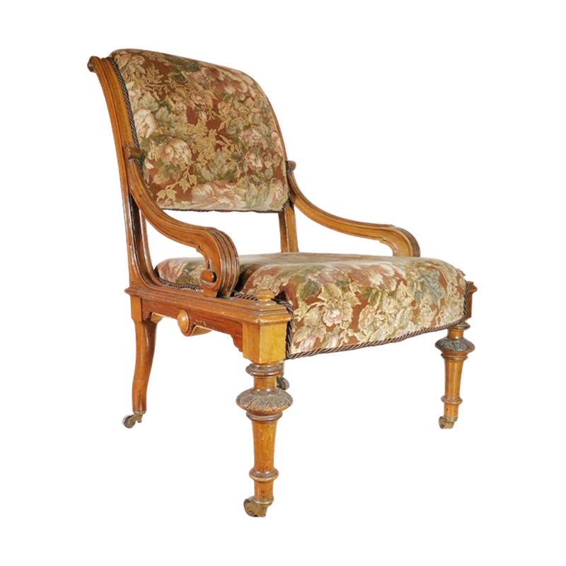 SESSEL im Barockstil mit Rollen