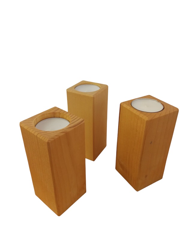 Wooden Tealight Holder