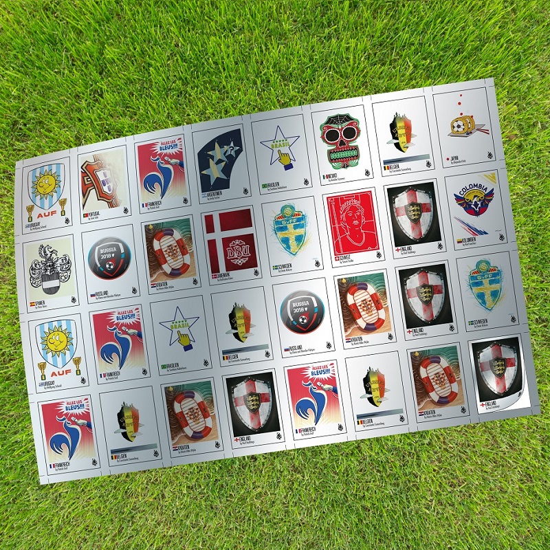 tschutti 2018 Final-Stickerbogen