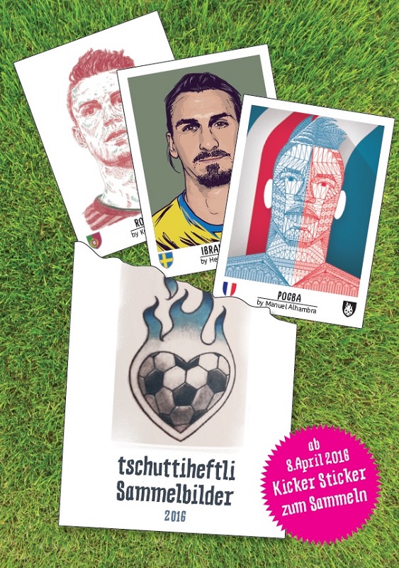 TSCHUTTI STICKERTÜTE 2016