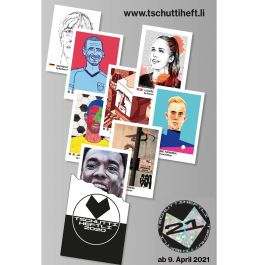 Tschutti Heftli Euro EM 2020/2021 Sticker  5 Tüten 50 Sticker 