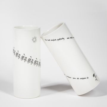 KERAMIKVASE (zylindrisch)