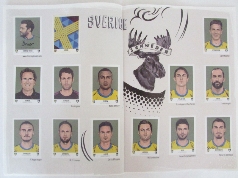 Schweden EM Team 2016