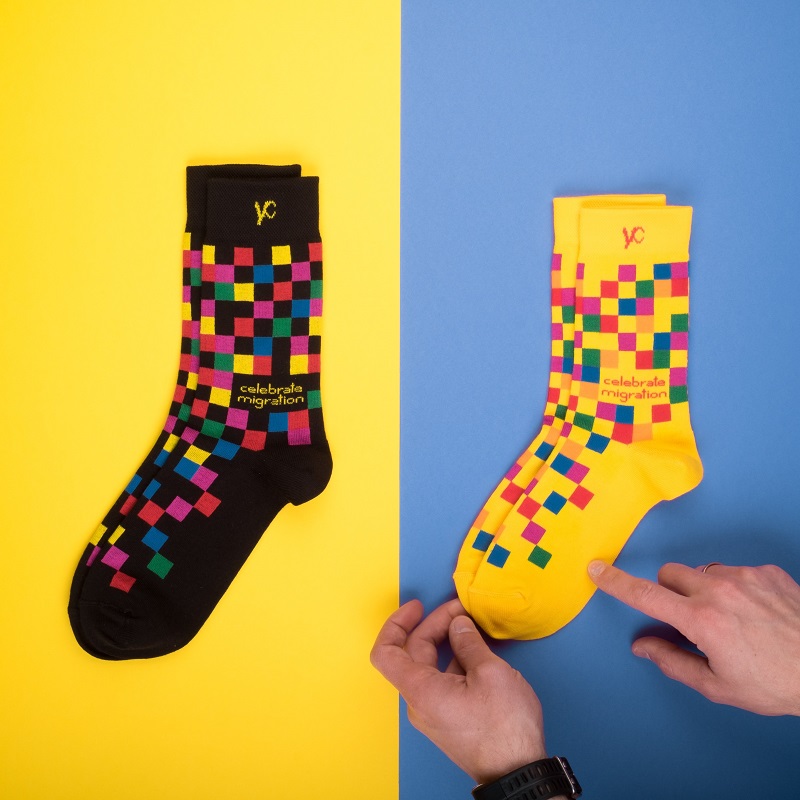 YC Socken CELEBRATE MIGRATION