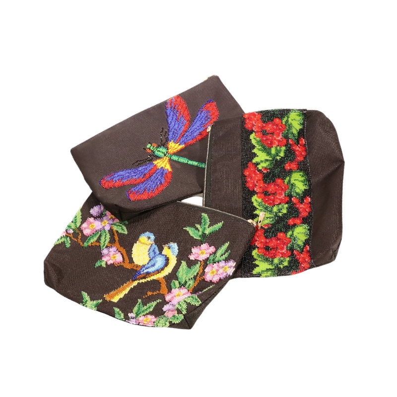 Perlen Kosmetiktasche OLGA (M)